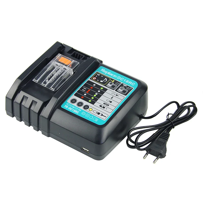 

Suitable for Makita lithium battery charger DC18RC18V / 14V lithium battery bl1860bl1430 USB interface