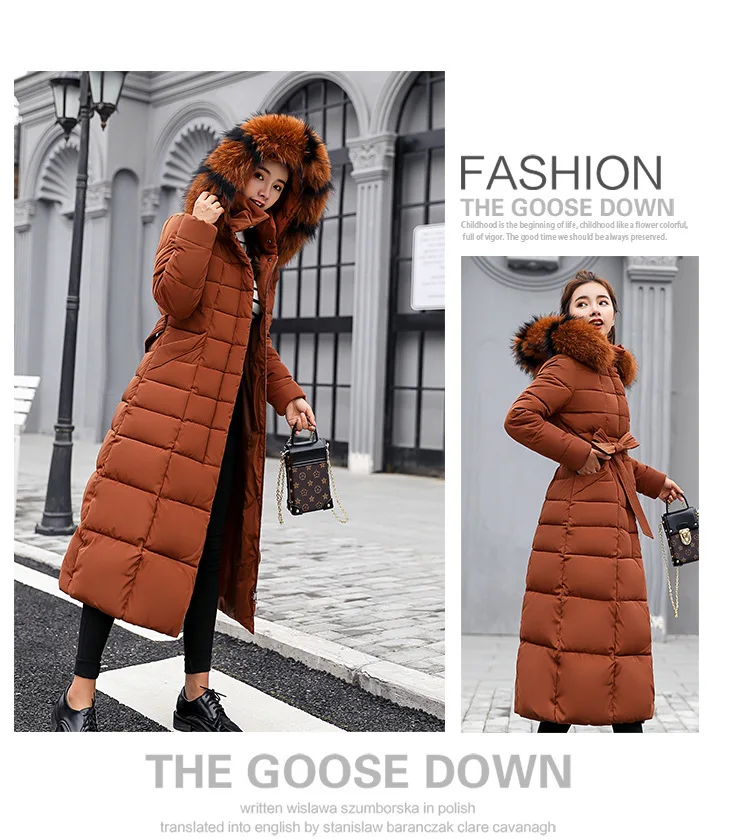 Hot selling winter coat women winter long jackets for ladies black women's jackets
