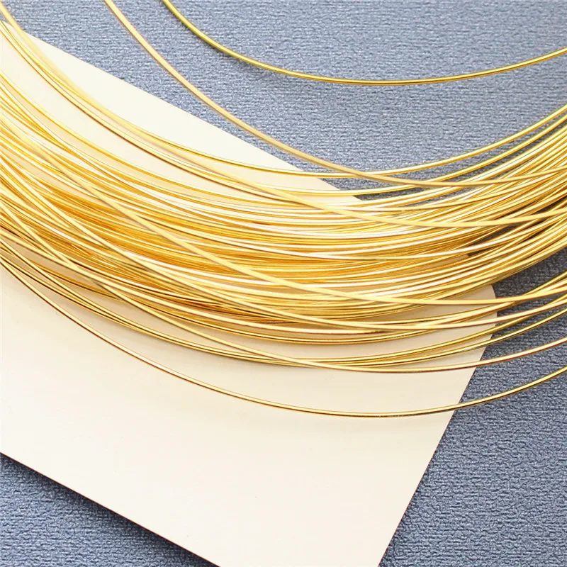 

JS028 gold plated sterling silver wire for jewelry making
