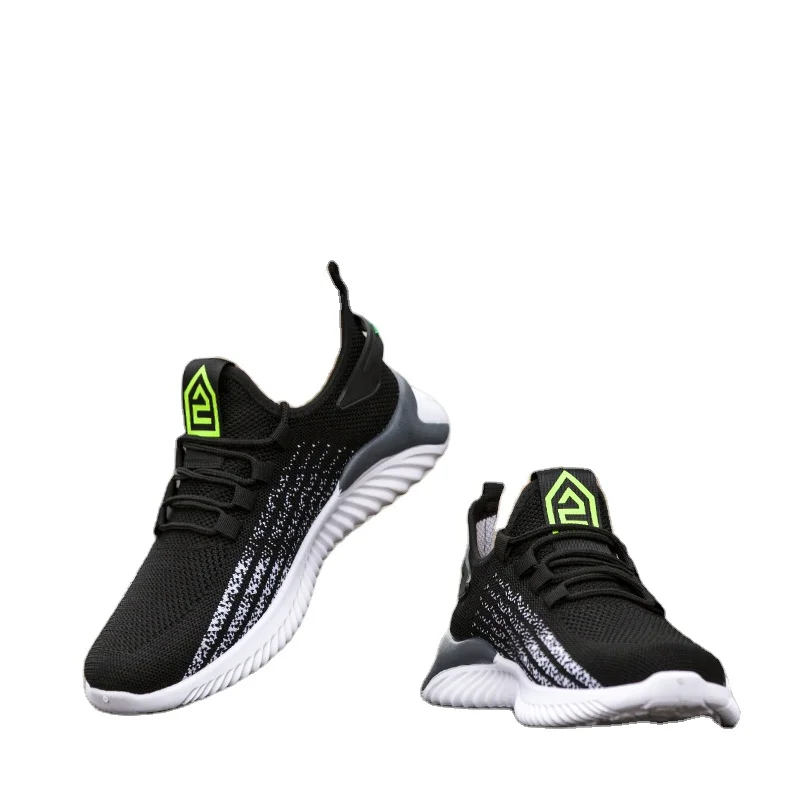

New Arrival Men White Black Sport Running Casual Shoes