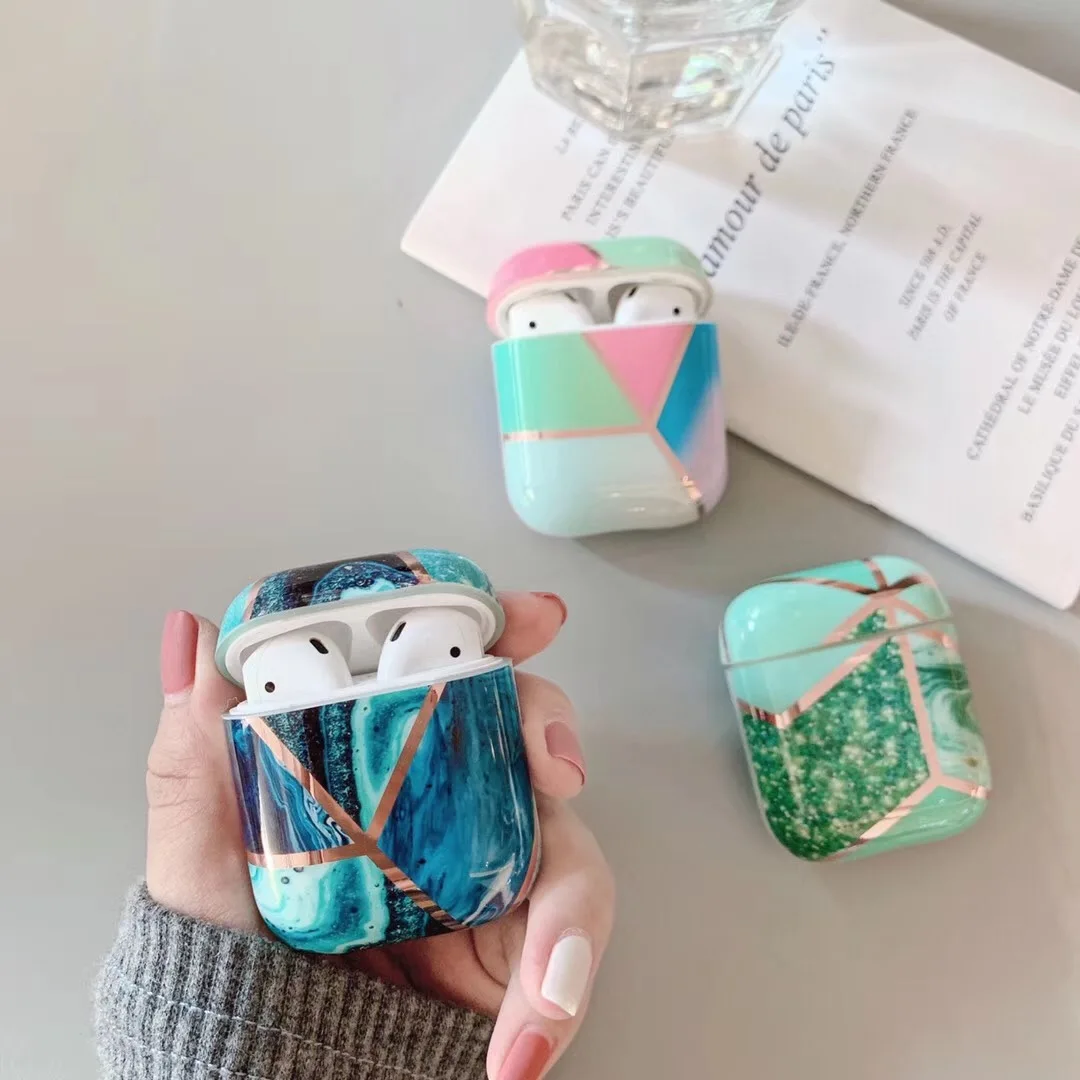

Washable Smooth Touch Feeling Shockproof tpu earphone case for airpod case tpu, Pink, green, marble or customized