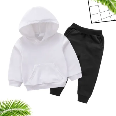 

High quality Spring Autumn Baby Boys Children Clothing Sets Toddler Tracksuits Clothes Full Sleeve Hoodies Pants 2 Cotton Suits