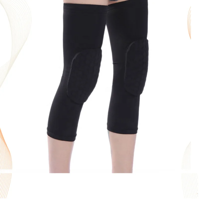 

Extended Breathable Leg Protection Cycling Elastic Sleeves Kneecap for Man Woman breathable, Black