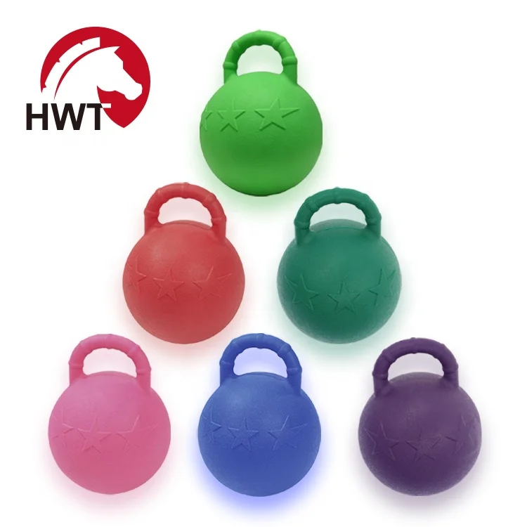 

High Quality Horse Play Ball HDPE Toy Ball for Horse with Apple Flavor Equestrian Equipment, Pink,red,royal blue,purple,dark green