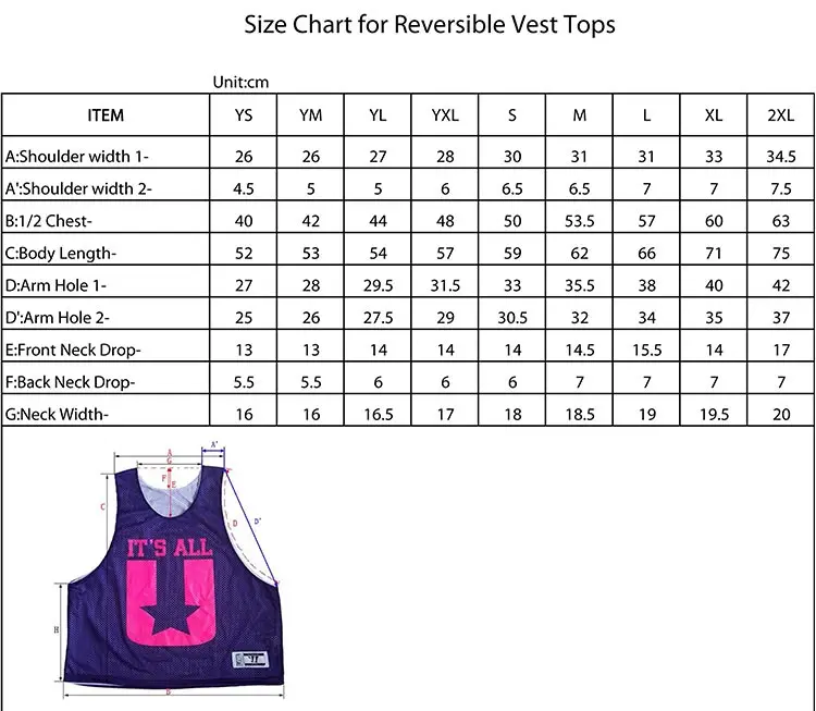 Wholesale Custom Sublimated High Quality Reversible Lacrosse Jerseys