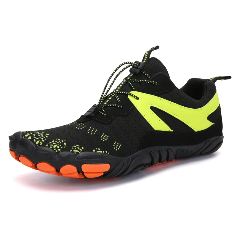 

Specially designed for large outdoor hiking, mountaineering, quick drying, five finger wading, beach diving couple shoes