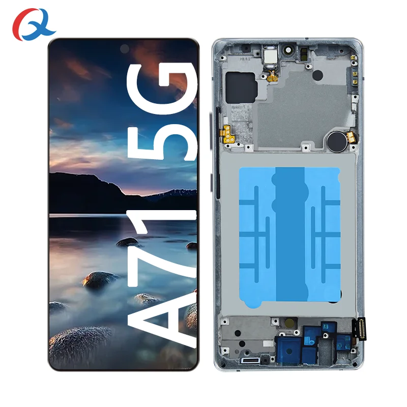 

Original pantalla Galaxy a71 lcd with frame Mobile Phone Lcds For Samsung galaxy A71 screen replacement ecran galaxy a71 display