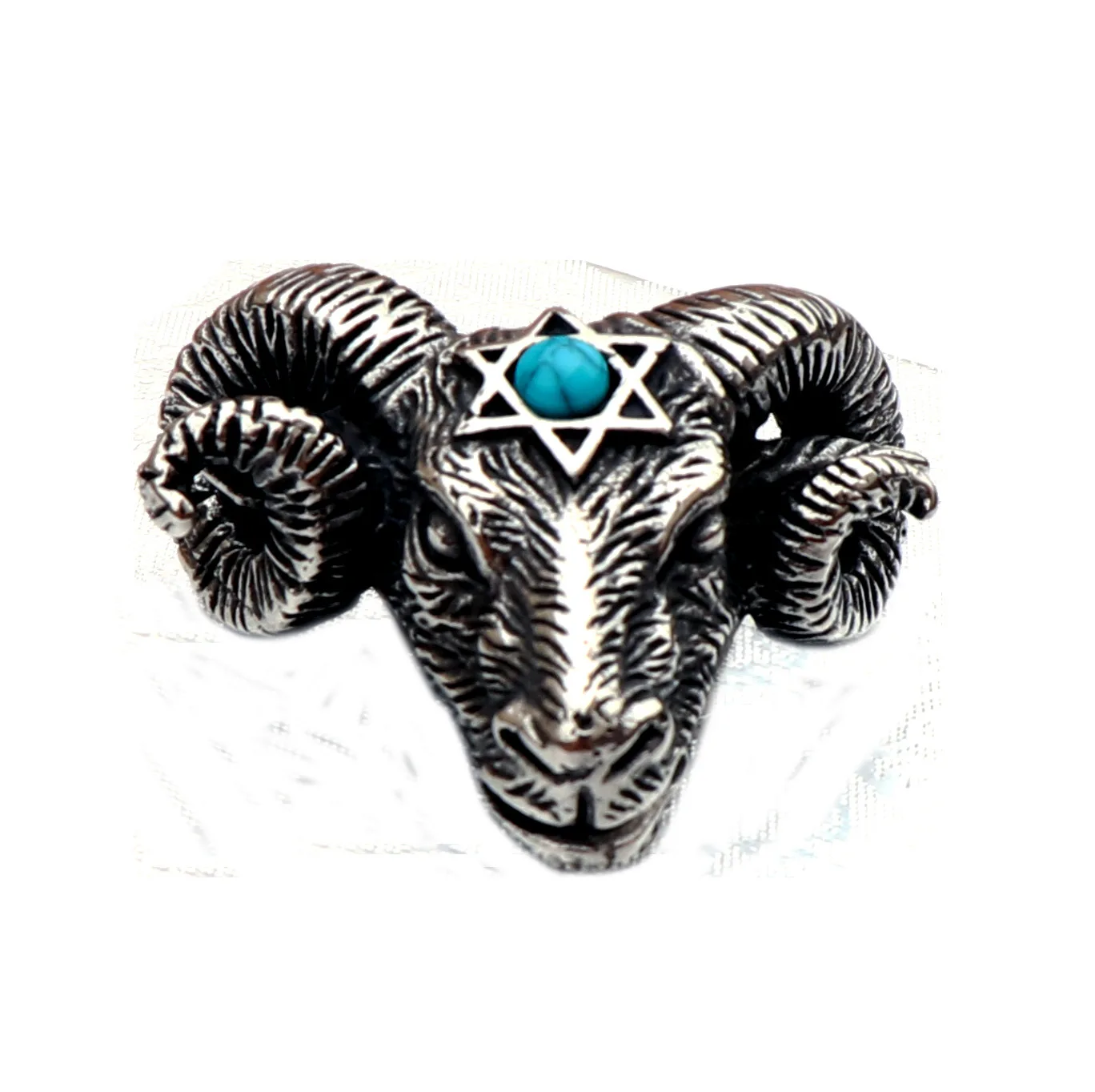 

Hiphop High quality goat head stainless steel necklace