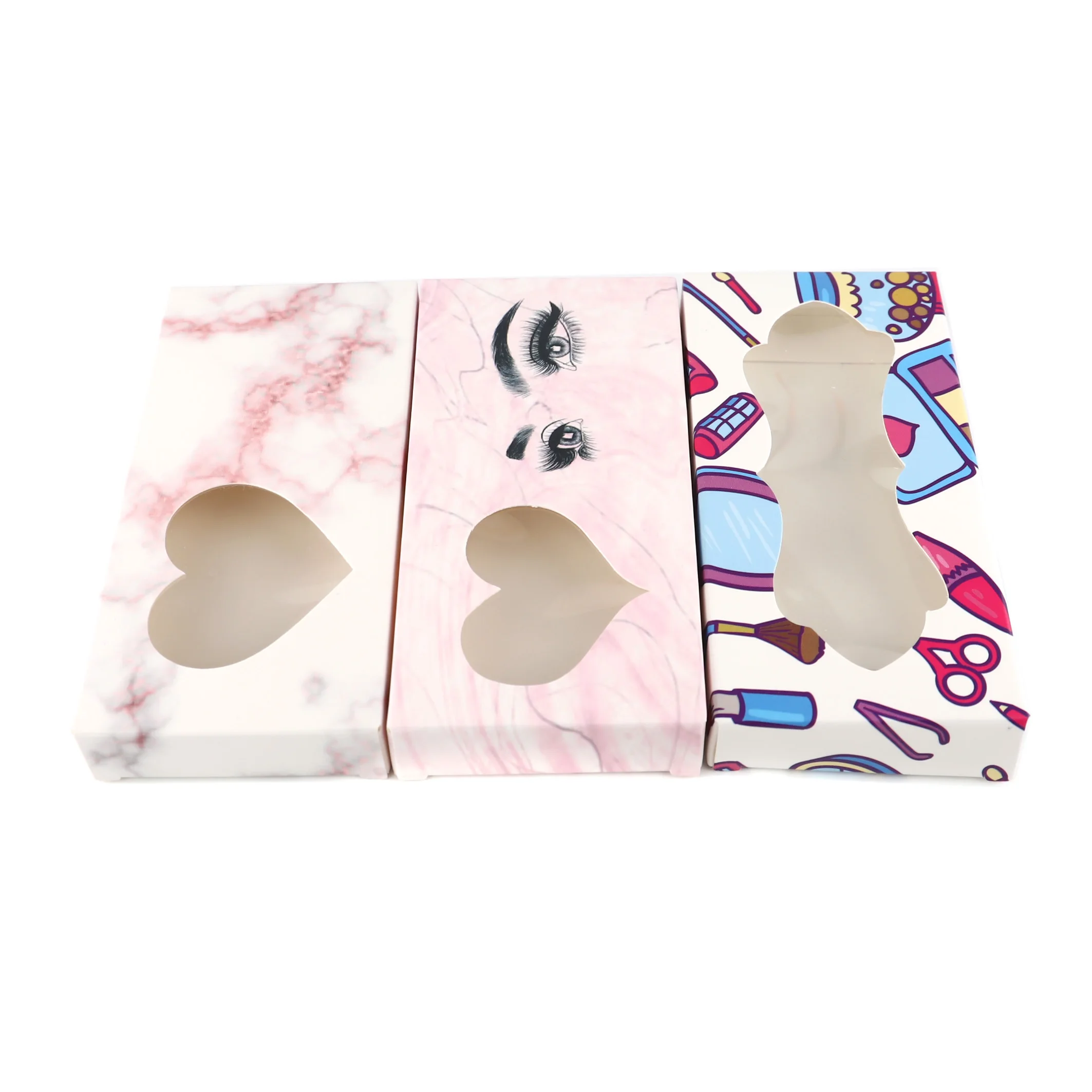 

DL072 eyelash custom packaging box 100% mink high quality eyelash