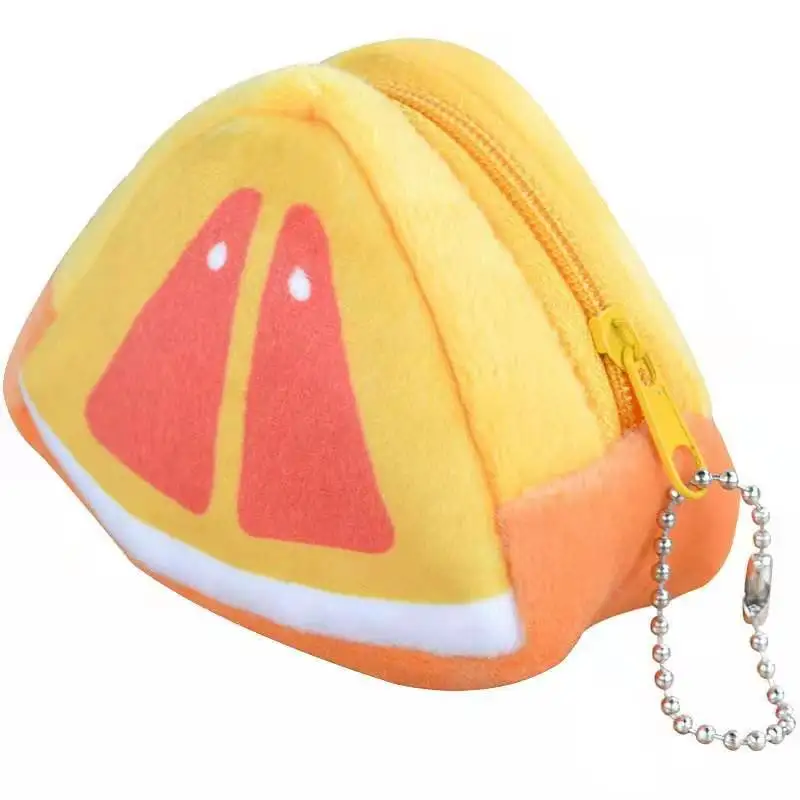

2021 hot sales Cute Purse Cartoon Girl Ladies fruit Strawberry watermelon coin purse women wallet Holder Purse, Multi