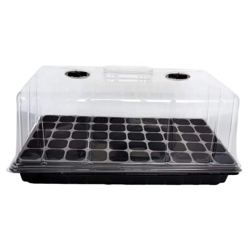 

High Dome Seed Propagator Horticulture Plant Growing Trays With Humidity Dome seed trays