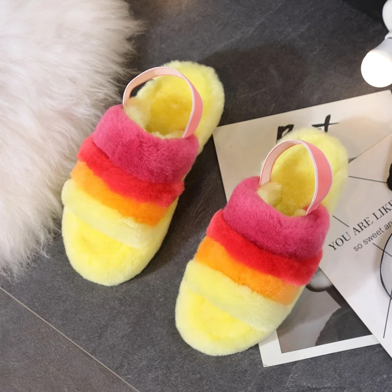 

Plush Cotton Slippers Women's Winter Thick-soled Warm Slippers Indoor Fur Slippers Household, Picture