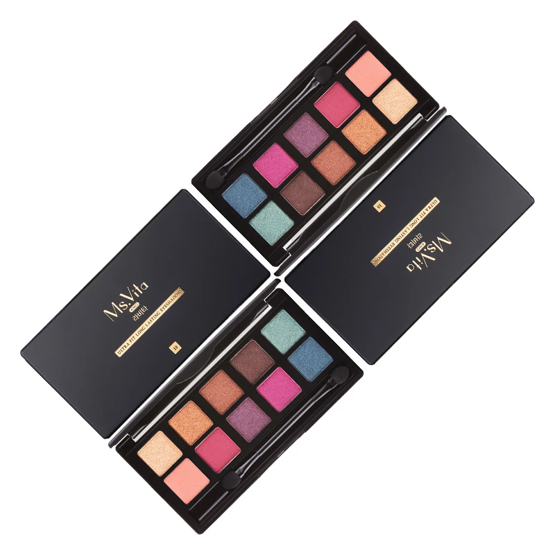 

Professional design for dark skin cosmetics mini nude eyeshadow palette for black women