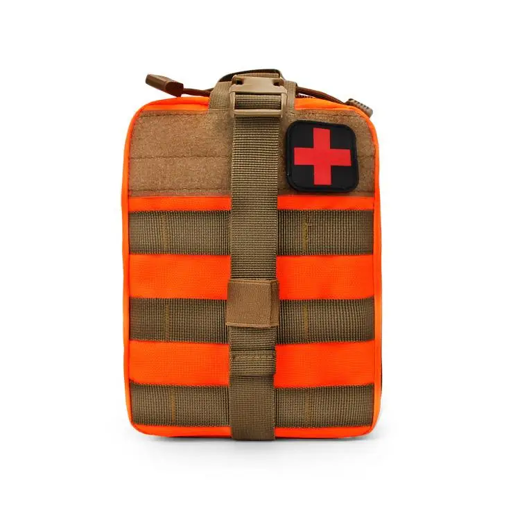 

MOLLE tactical combat medical aid bag kits for army emergency rescue red cross outdoor survival gears military nylon bag