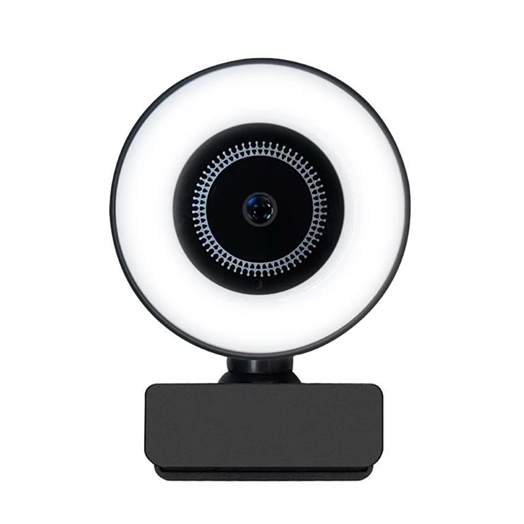 

Webcam 1080P mini camera Fill Light Webcam with Microphone 360 degree web Camera for Pc Video Live Calling usb camera Webcamera