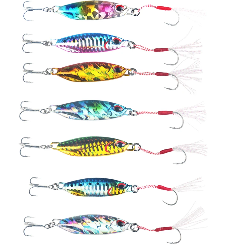 

Peche pesca isca metal jig Artificial Fishing sea Hard Baits Casting spoon 30g vertical jigging lure, 7colors