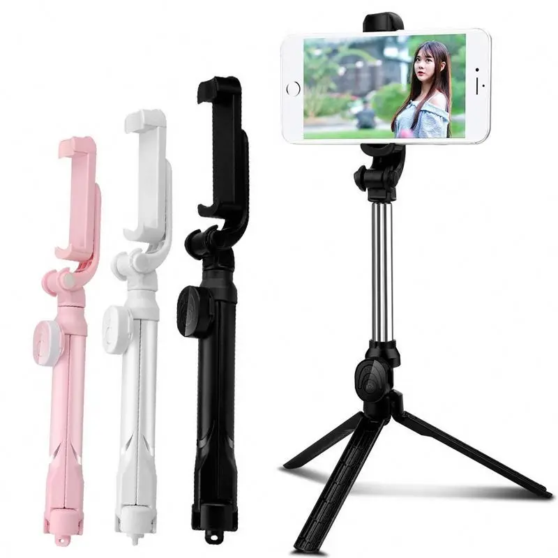 

360 Degree Tripod Digital Camera Multifunctional Phone Camera Production Handle Tripod stickble Selfie Stick