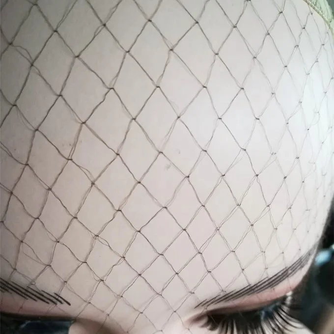 Disposable 5mm 7mm 10mm Nylon Hairnet Hair Nets Invisible Hairnets factory