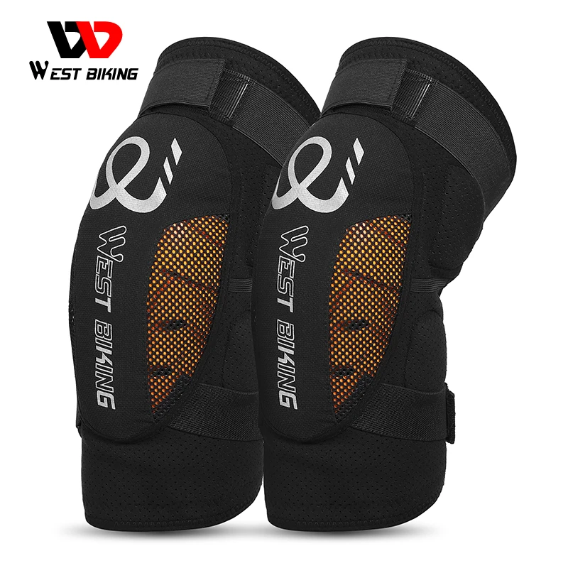 

WEST BIKING Sports Knee Pads Bicycle Knee Pads Outdoor Sports Cycling Knee Caps Protective MTB Mountain Bike Sport Leg Warms, Black