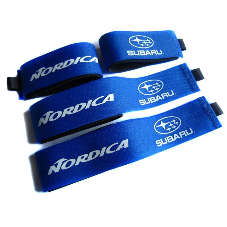 

Custom logo 50*460mm Alpine Rubber pad Deluxe ski strap