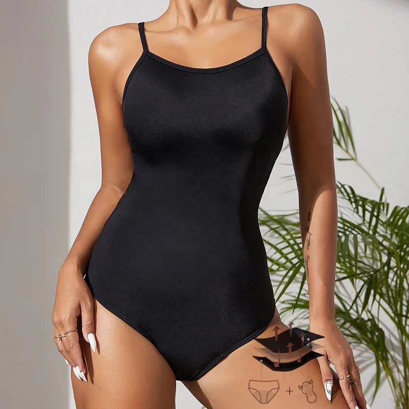 

INTIFLOWER 9020 Women's Swimsuit Swimwear Beachwear New Made of Spandex and Nylon Arrivals Plus Size Period Proof One Piece 5000