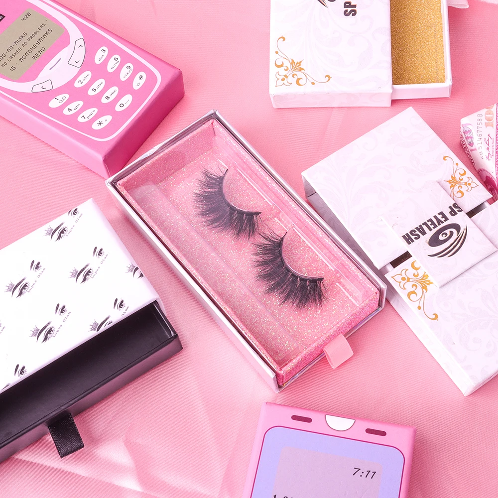 

Wholsesale Lashes 3D Eco-driendly Lashes Eye Lashes With Private Label, Black color