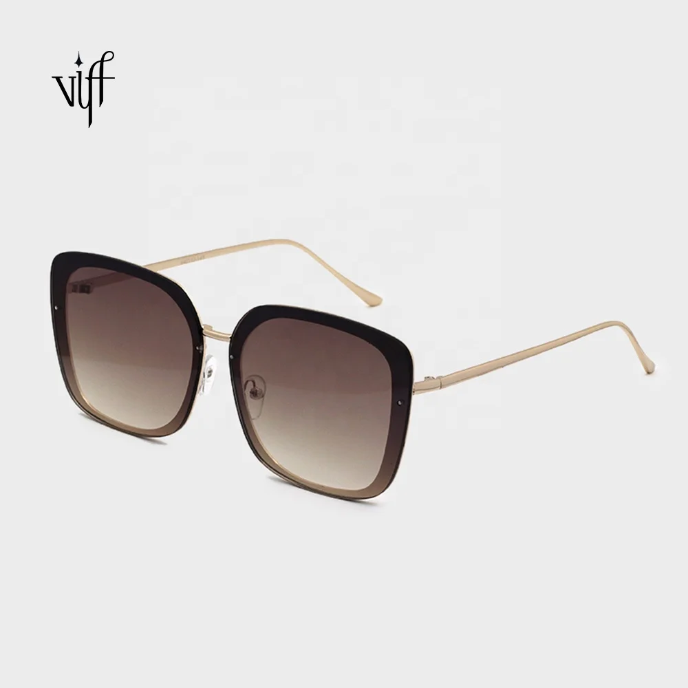 

Classic Oversized Sunglasses VIFF HM17071 Metal Frame Big Frame Style Hot Sales Sunglasses, Multi and oem