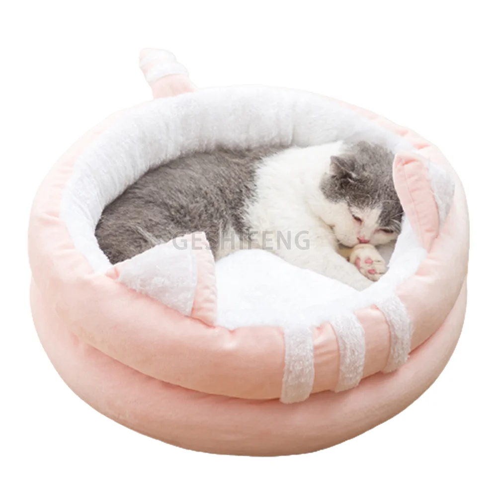 

Factory Wholesale Warm Plush Pet Cushion Soft Dogs And Cats Pet Bed