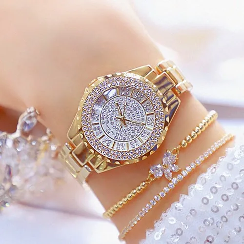 

Women Wristwatches Stainless Steel Fashion Diamonds Lady Watches