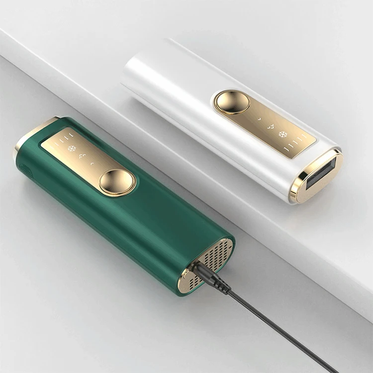 

2021 New Product Permanent Electric 300,000 Flashes Safety Whole Body Laser Hair Removal Machines, White green