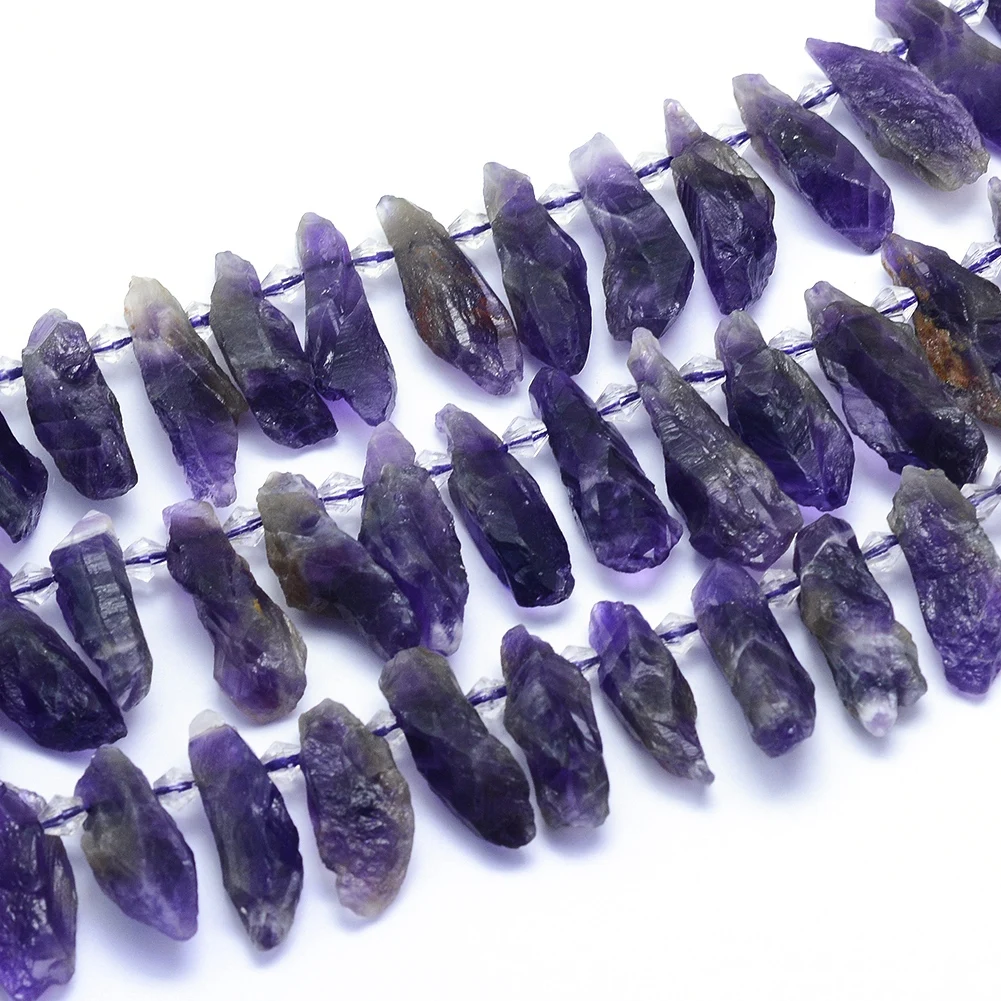 

PandaHall Rough Raw Stone Nuggets Natural Amethyst Beads