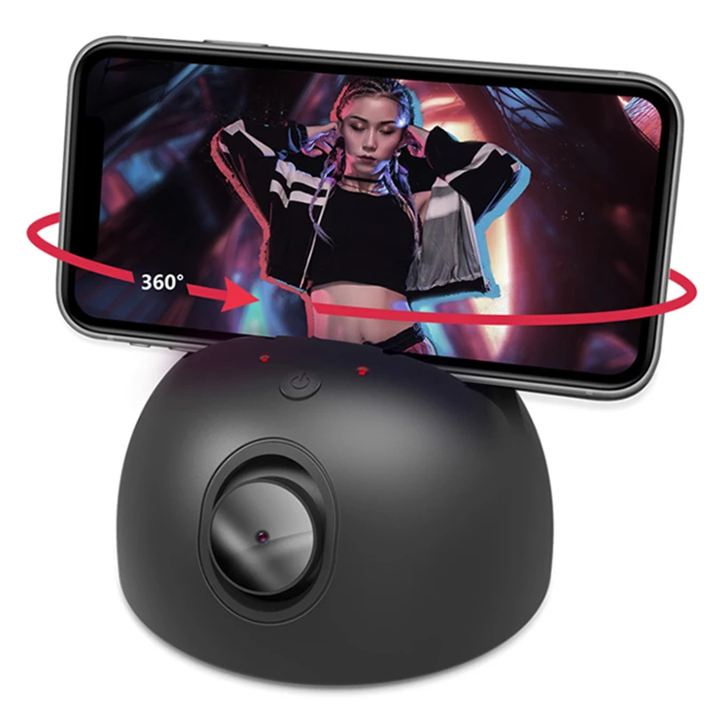 

360 Rotation Smart Selfie Stick Auto Face Tracking Tripod Phone Holder Vlog Video Record Gimbal Smart Shooting Phone Mount