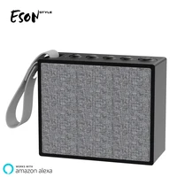 

Eson Style Hot seller Amazon support WIFI & Audio line IP56 waterproof Portable wireless Alexa Smart Bluetooth Speaker