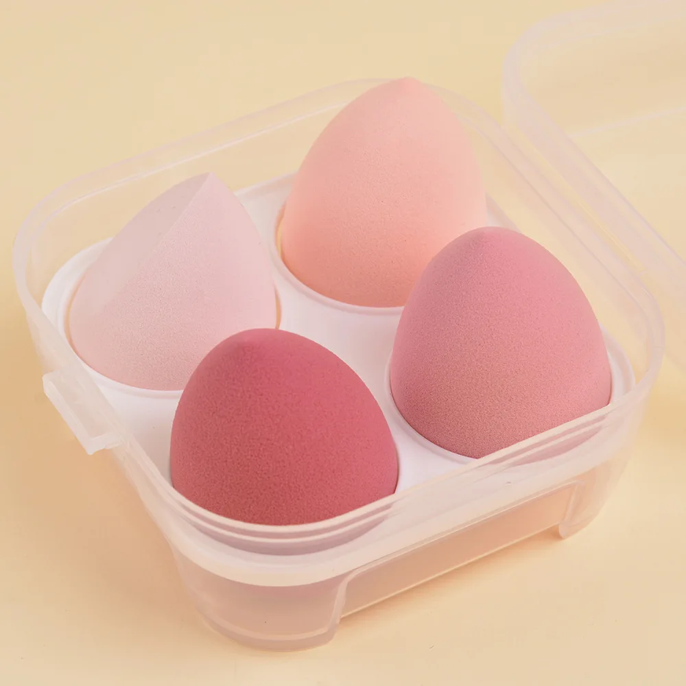 

Best Seller 4 Pcs Foundation Blending Makeup Sponge Set, Customized