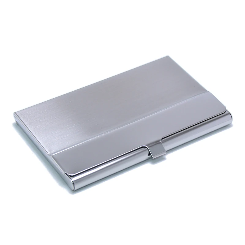 金属信用卡不锈钢镀铬名片夹礼品