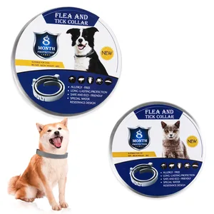 Image of Day Glo Neoprene Pet Cat Silicone Dog Anti Flea Collar For Dog And Cat