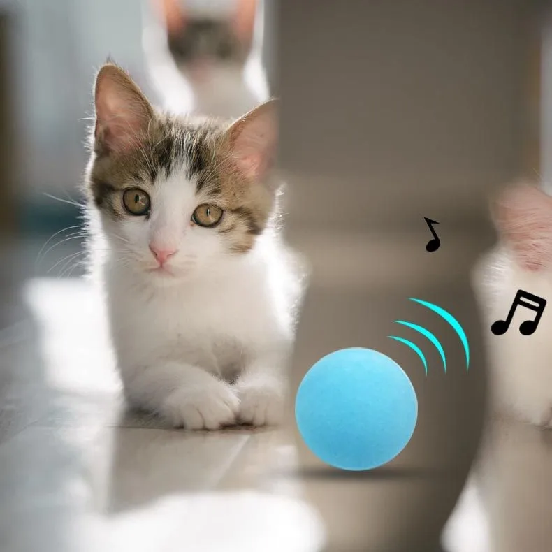 

Wholesale Intelligence Toys Pet Interactive Toy New Squeaker Ball Animal Sound Catnip Pet Toys, 3 colors