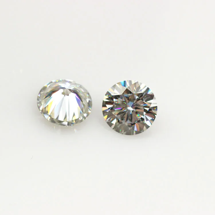 

Wholesale D color round shape loose moissanite diamond VVS excellent cut moissanite loose