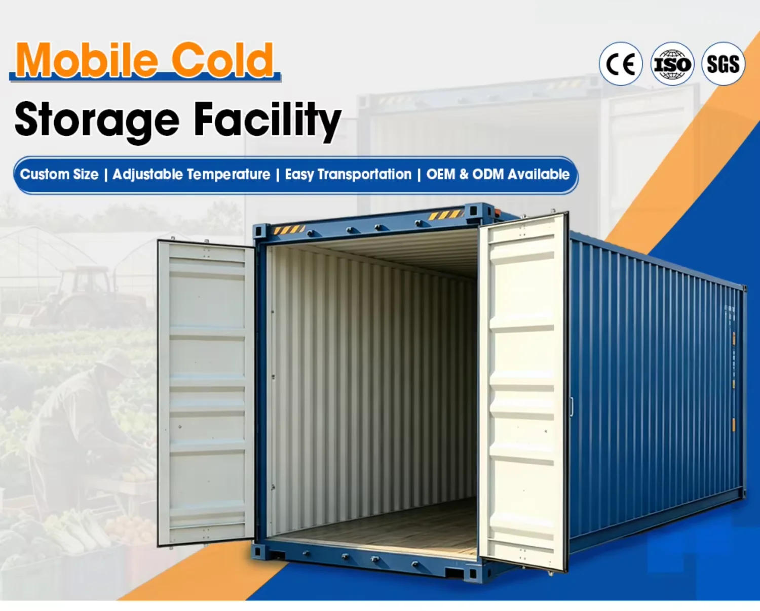 Cold Storage Container Freezer, SGS, 20ft - detail 2