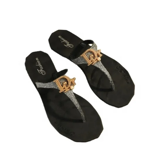 

New Fashion Shiny Design Summer Cool Flip Flops Slipper Sandals Women