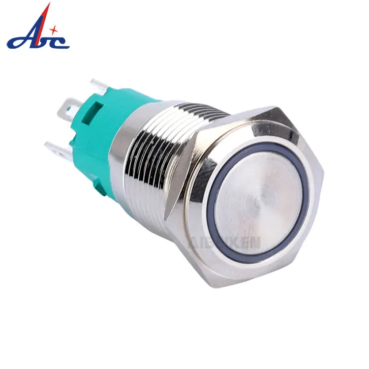 Hot Ib16e-p11z 16mm Latching Illuminated Led Push Button Switch - Buy ...