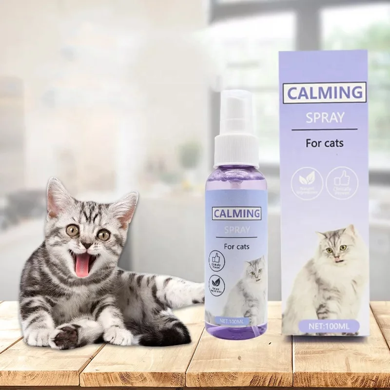 

Organic NEW Pet Perfume Cat Calming Spray Pet Deodorant Spray Fast Effective Gentle Anti-Allergy Flea Treatment Odor Eliminator