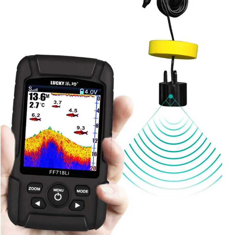 

Sonar Fish Finder Light Lure Sensor Deeper echo sounder Sea Fishing Radar Equipment