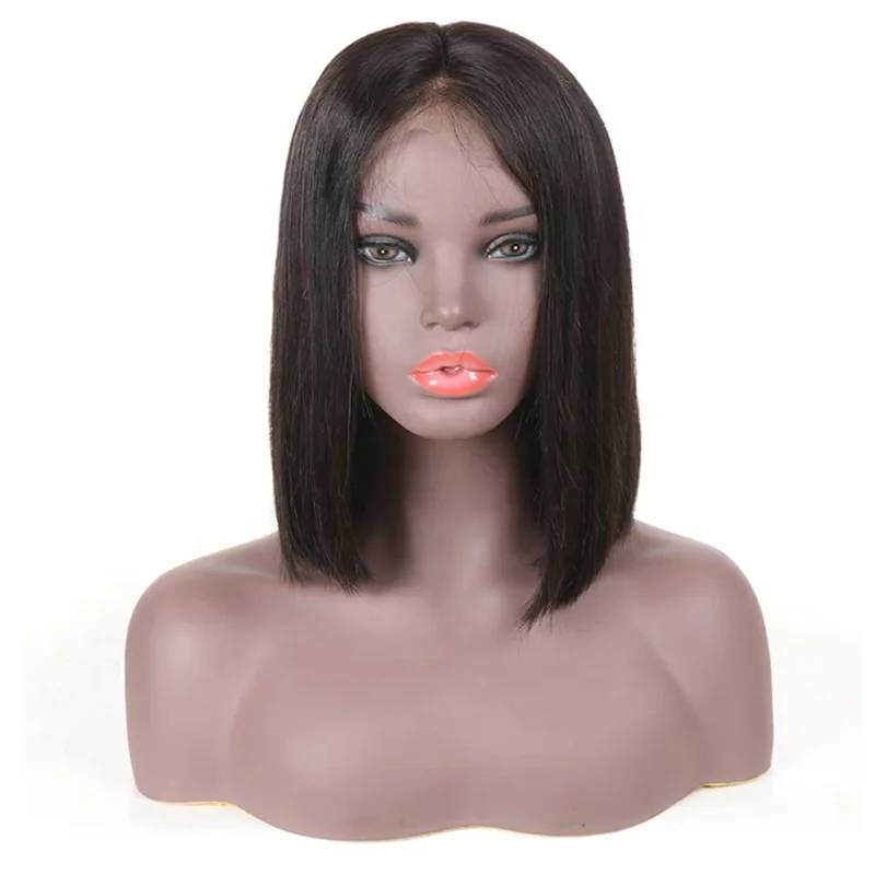 

Black short bob synthetic hair wigs for wholesale