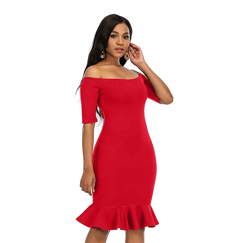 

Ropa Para Nina Dama Femenina Juveniles Por Mayor Elegante Sexy Africana Red Derss Women Ladies Casual Party Dresses For Party, Customized color