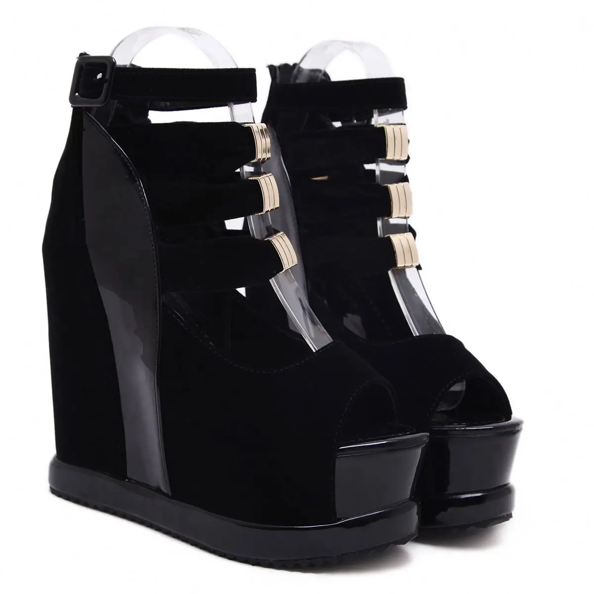 

Wholesale fashionable shoes sandals hot sale ankle strap ladies footwear shoes women heels