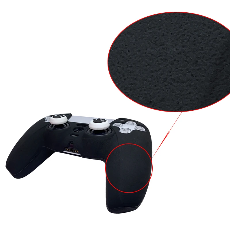 

Anti Slip Cover Protective Case 2020 New Hot Sale Silicone for PS5 Controller Ce, Black