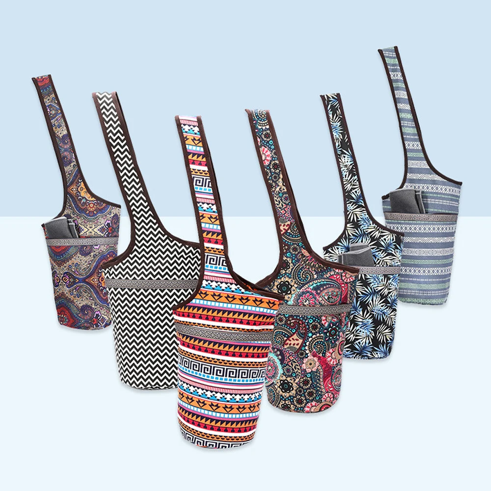 

Yoga Mat Bag With Pocket Waterproof Eco friendly Yoga Strap Set