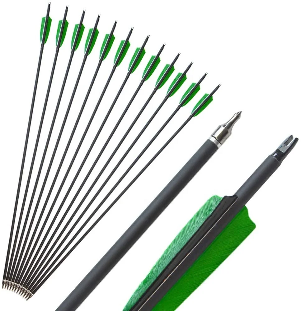 

28 "30" 32 "carbon arrow mixed carbon arrow hunting shooting practice bow and arrow, As picture