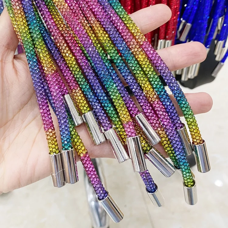 

Sparkling bling ribbons roll rhinestone rope hose glittering decoration, Crystal